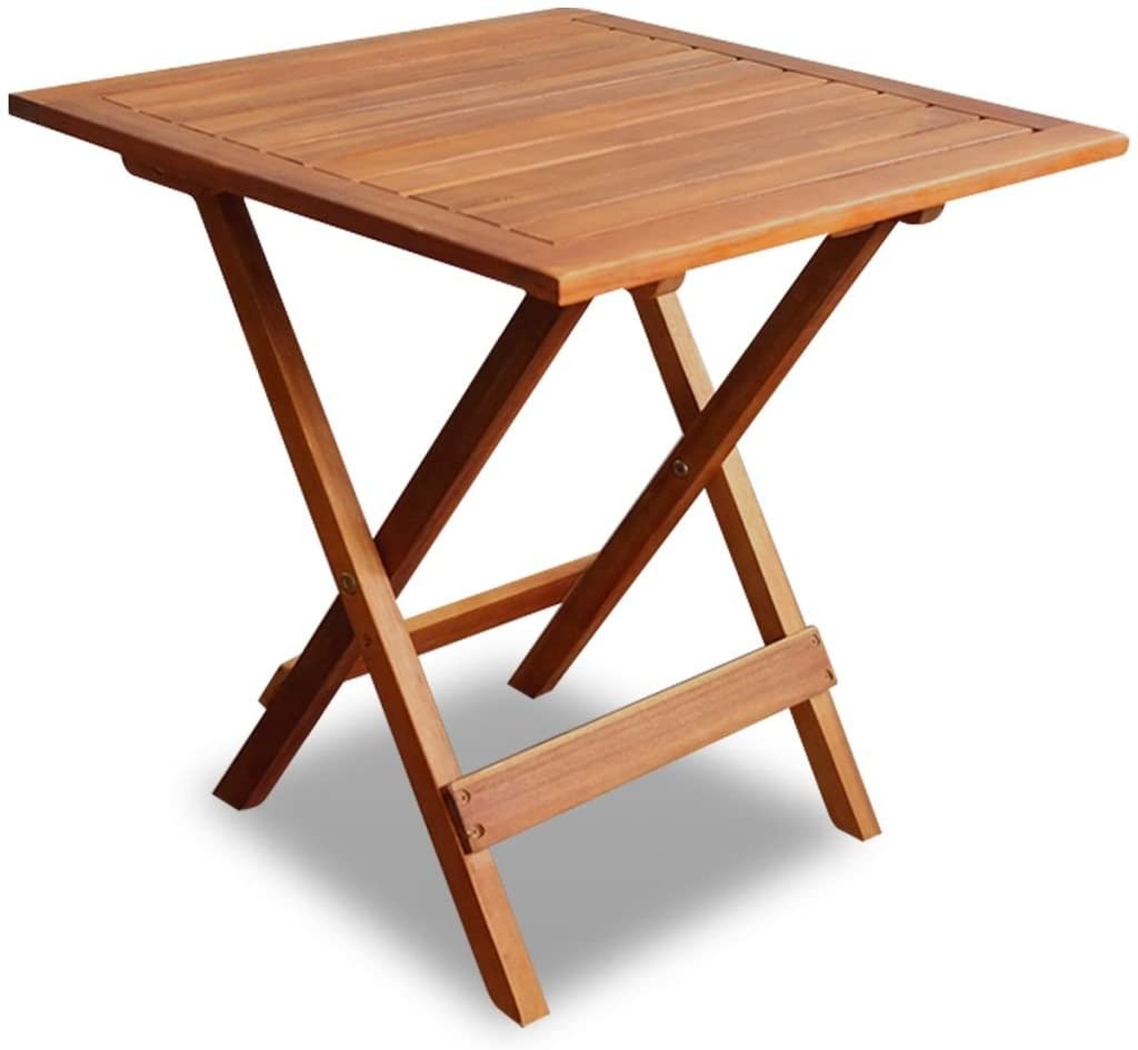 Mesa para balcón de madera